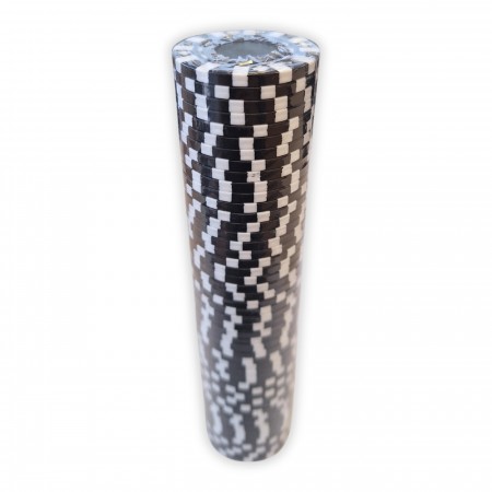 Pokerio žetonai 50 vnt. (juodos spalvos) Star