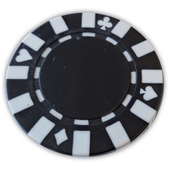 Pokerio žetonai 50 vnt. (juodos spalvos) Star