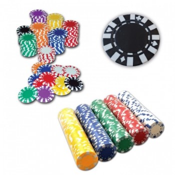 Pokerio žetonai 50 vnt. (juodos spalvos) Star