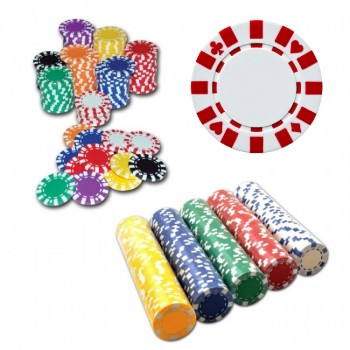 Pokerio žetonai 50 vnt. (raudonos spalvos) Star