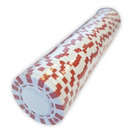 Pokerio žetonai 50 vnt. (raudonos spalvos) Star