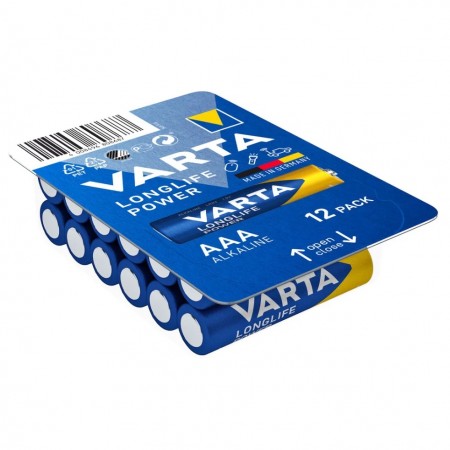 Varta AAA Longlife Power LR03 šarminės baterijos 12 vnt.