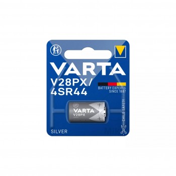 Varta V28PX / 4SR44 sidabro oksido baterija, 1 vnt. Varta V28PX / 4SR44 sidabro oksido baterija, 1 vnt.