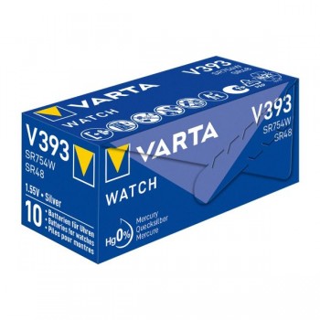 Varta 393 (SR754W) SR48 baterijos 10 vnt. Varta 393 (SR754W) SR48 baterijos 10 vnt.