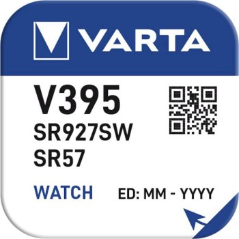 Varta 395 (SR927SW) SR57 baterijos 10 vnt. Varta 395 (SR927SW) SR57 baterijos 10 vnt.