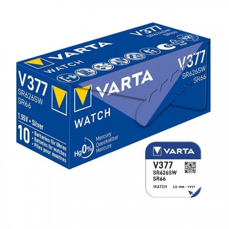 Varta 377 (SR626SW) SR66 baterijos 10 vnt.