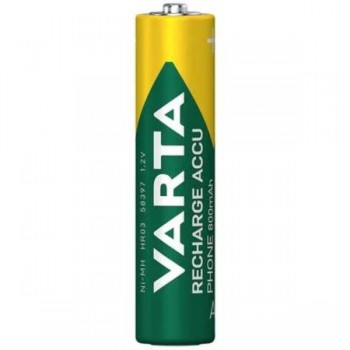 Varta Recharge Accu Phone AAA 800mAh (58398) baterijos 2 vnt. Varta Recharge Accu Phone AAA 800mAh (58398) baterijos 2 vnt.
