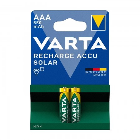 Varta Recharge Accu Solar AAA 550 mAh (56733) baterijos 2 vnt.
