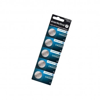EverActive CR2025 3V ličio baterijos 5 vnt.