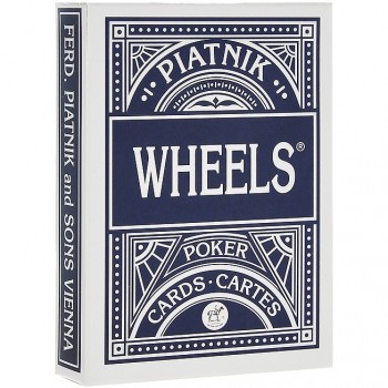 Piatnik Wheels pokerio kortų kaladė 1 vnt. (raudona arba mėlyna)