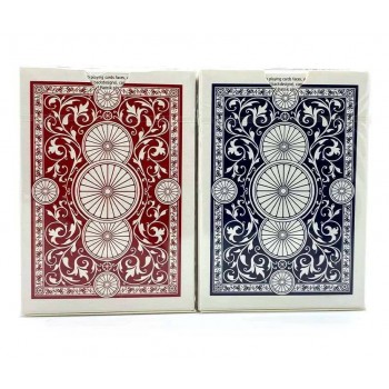 Piatnik Wheels Bridžo žaidimo kortų kaladė 1 vnt. (raudona arba mėlyna)