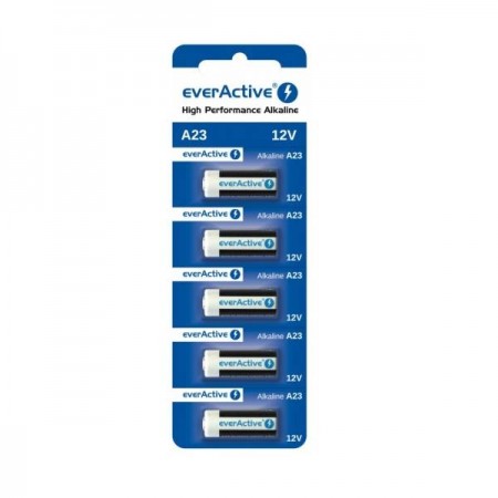 EverActive A23 L1028 12V šarminės baterijos 5 vnt.