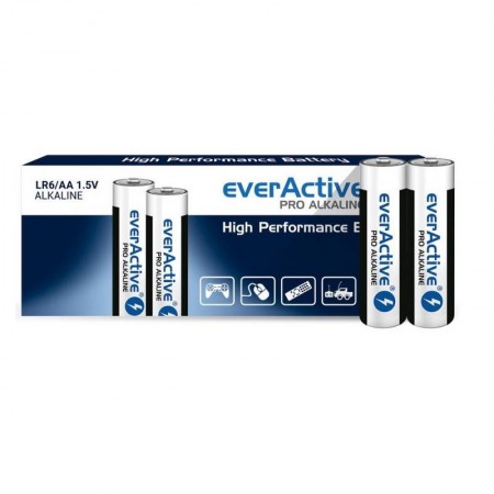 EverActive AA LR6 Pro šarminės baterijos 10 vnt.
