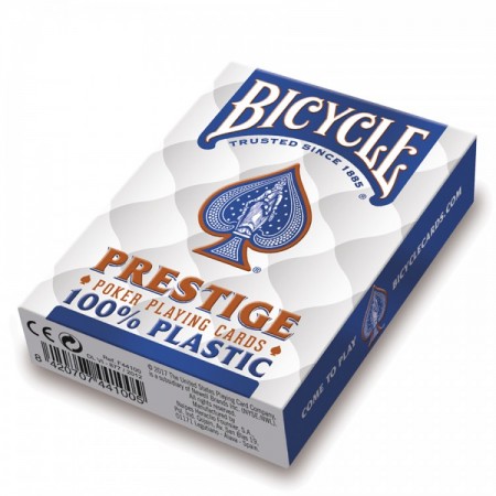 Kosmetinis defektas Bicycle Prestige Jumbo pokerio kortos (Mėlynos)