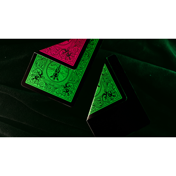 Bicycle Rider Back Reverse kortos (žalios ir juodos sp.)