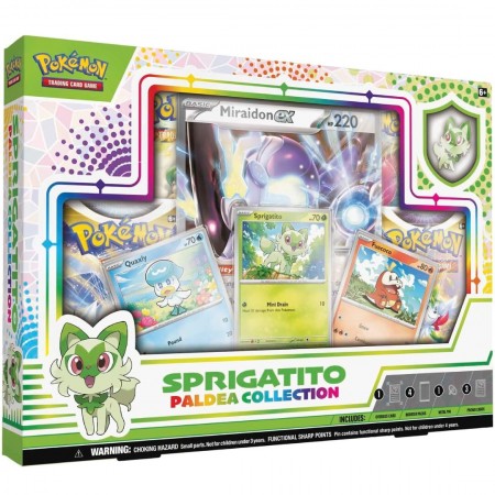 Pokémon Scarlet & Violet: Sprigatito Paldea Collection dėžė (anglų k.) Pokémon Scarlet & Violet: Sprigatito Paldea Collection dėžė (anglų k.)