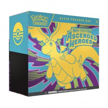 Pokémon Mega Evolution: Ascended Heroes Elite Trainer Box rinkinys (ETB) (anglų k.)