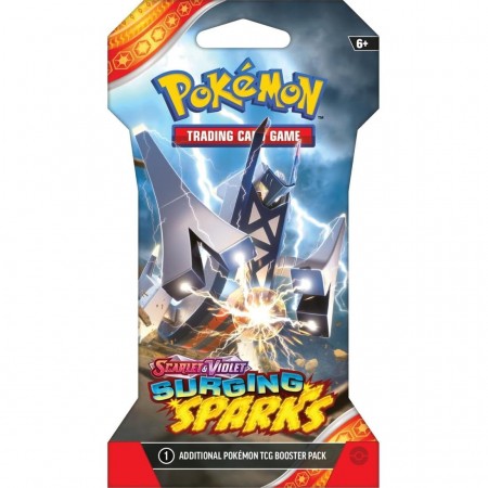 Pokemon Scarlet & Violet: Surging Sparks Sleeved Booster kortų papildymo pakuotė 1 vnt.