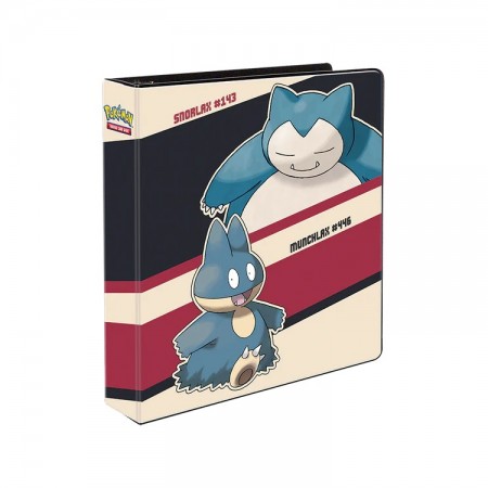 Snorlax & Munchlax 2 colių segtuvas Pokémon su 3 žiedais Ultra Pro