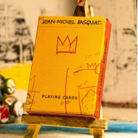 Kosmetinis defektas Basquiat žaidimo kortos Theory11 Kosmetinis defektas Basquiat žaidimo kortos Theory11
