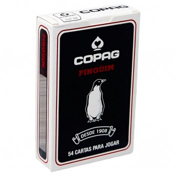 Pinguim bridžo kortos (juodos) Copag