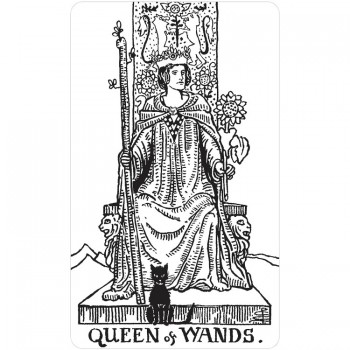 Kosmetinis defektas Black & White Rider-Waite Taro kortos US Games Systems