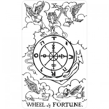 Kosmetinis defektas Black & White Rider-Waite Taro kortos US Games Systems