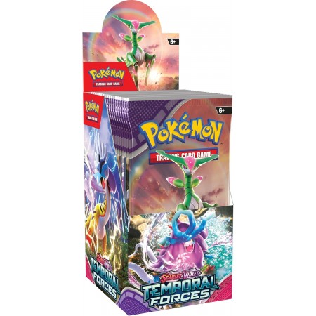 Pokemon Scarlet & Violet: Temporal Forces Half Booster Box papildymas (anglų k.)