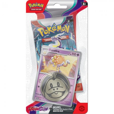 Pokémon Scarlet & Violet SV01 Checklane Blister Espathra papildymas (anglų k.) Pokémon Scarlet & Violet SV01 Checklane Blister Espathra papildymas (anglų k.)