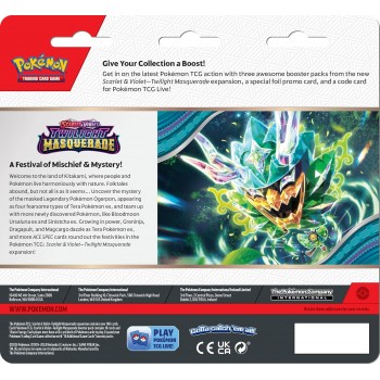 Pokémon Scarlet & Violet: Twilight Masquerade Blister rinkinys (Revavroom)