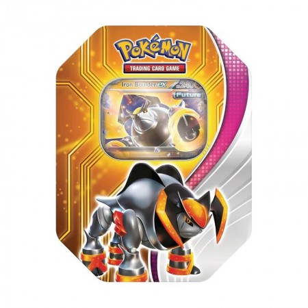 Pokémon TCG: Paradox Destinies Ex Iron Boulder Ex rinkinys metalinėje dėžutėje Pokémon TCG: Paradox Destinies Ex Iron Boulder Ex rinkinys metalinėje dėžutėje