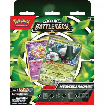 Pokémon Deluxe Battle Deck Meowscarada ex kortų kaladė