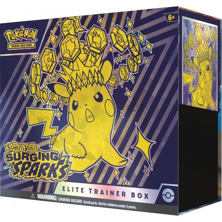 Pokemon Scarlet & Violet Surging Sparks Elite Trainer Box ETB (anglų k.) Pokemon Scarlet & Violet Surging Sparks Elite Trainer Box ETB (anglų k.)