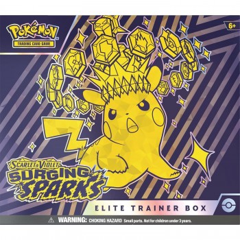 Pokemon Scarlet & Violet Surging Sparks Elite Trainer Box ETB (anglų k.) Pokemon Scarlet & Violet Surging Sparks Elite Trainer Box ETB (anglų k.)