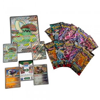 Pokemon Scarlet & Violet: Paldean Fates Great Tusk ex & Iron Threads ex Premium Collection rinkinys Pokemon Scarlet & Violet: Paldean Fates Great Tusk ex & Iron Threads ex Premium Collection rinkinys