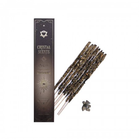 Cinamono kvapo smilkalai su Pirito kristalais Crystal Scents Cinamono kvapo smilkalai su Pirito kristalais Crystal Scents