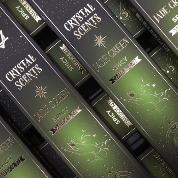 Prieskonių kvapo smilkalai Spicy su Nefrito kristalais Crystal Scents Prieskonių kvapo smilkalai Spicy su Nefrito kristalais Crystal Scents