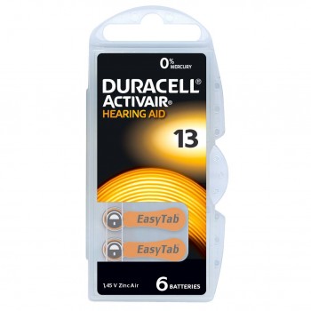Duracell Activair 13 baterijos klausos aparatams 60 vnt.