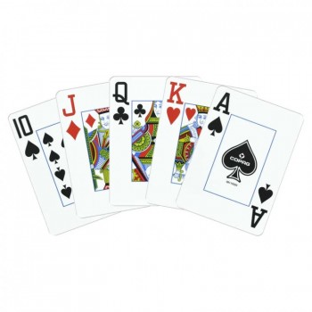 Kosmetinis defektas 1546 Elite Poker size - Jumbo index žaidimo kortos dviguba kaladė (auksinės ir juodos) Copag Kosmetinis defektas 1546 Elite Poker size - Jumbo index žaidimo kortos dviguba kaladė (auksinės ir juodos) Copag