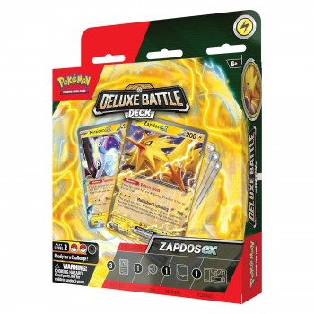 Pokémon Deluxe Battle Deck Zapdos Ex kortų kaladė Pokémon Deluxe Battle Deck Zapdos Ex kortų kaladė