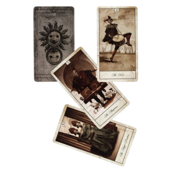 Kosmetinis defektas Horror Circus Taro kortos Ambrosia Kosmetinis defektas Horror Circus Taro kortos Ambrosia