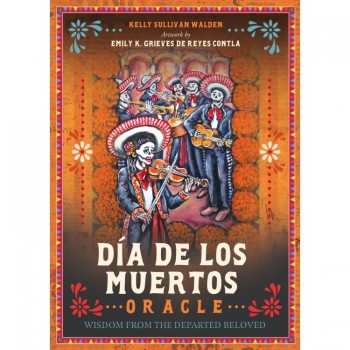 Kosmetinis defektas Dia De Los Muertos Oracle kortos Blue Angel