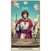 Kosmetinis defektas Tarot: The Magician Dėlionė Iš Medžio (250 detalių) Fantasy Puzzles