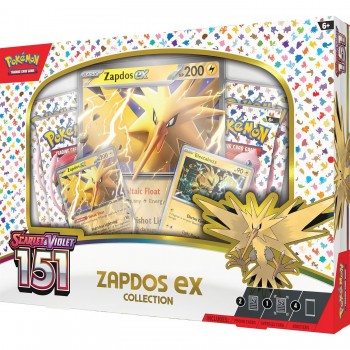 Pokemon TCG: Scarlet & Violet 151 - Zapdos Ex Box rinkinys (anglų k.)