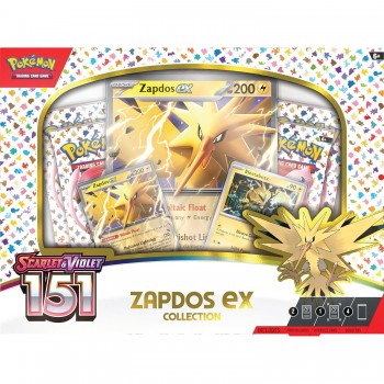Pokemon TCG: Scarlet & Violet 151 - Zapdos Ex Box rinkinys (anglų k.)