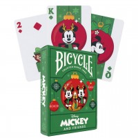 Disney Mickey and Friends Holiday žaidimo kortos Bicycle