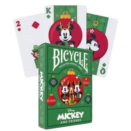 Disney Mickey and Friends Holiday žaidimo kortos Bicycle Disney Mickey and Friends Holiday žaidimo kortos Bicycle