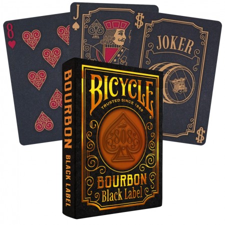 Bourbon Black Label žaidimo kortos Bicycle Bourbon Black Label žaidimo kortos Bicycle