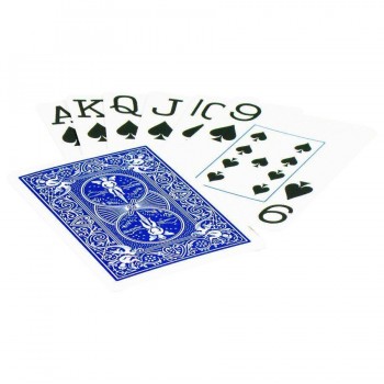 Bicycle Prestige Jumbo pokerio kortos (Mėlynos)
