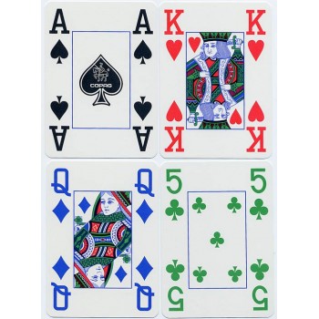 Copag 4 Colour pokerio kortos (Raudonos)